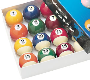 large number pool ball set