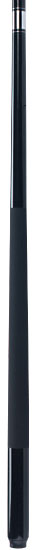 Fiberglass 2 Piece Black Cue