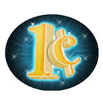 1 Cent Denomination Plexi for Tower Light Topper