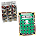 billiard accessory display cards