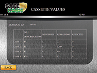SafeCash Cassette value details