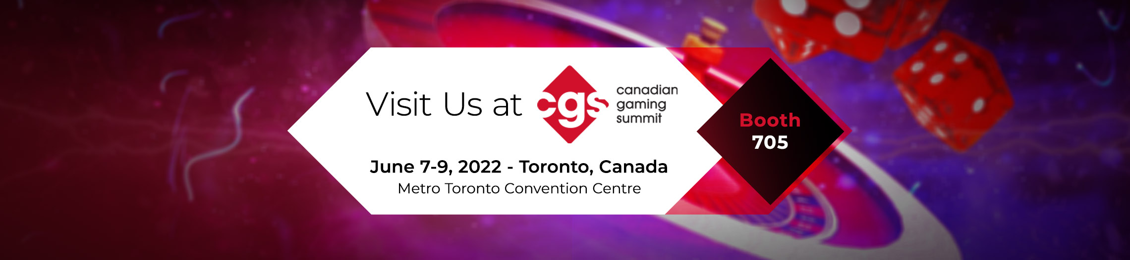 Visit us at the Canadian Gaming Summit!